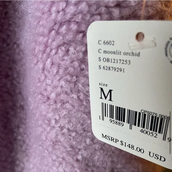 M 🔖 FREE PEOPLE Milo Pullover / Moonlit Orchid Purple - Picture 8 of 11